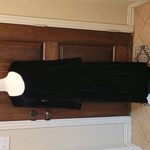 Laura Ashley Velour Long Dress